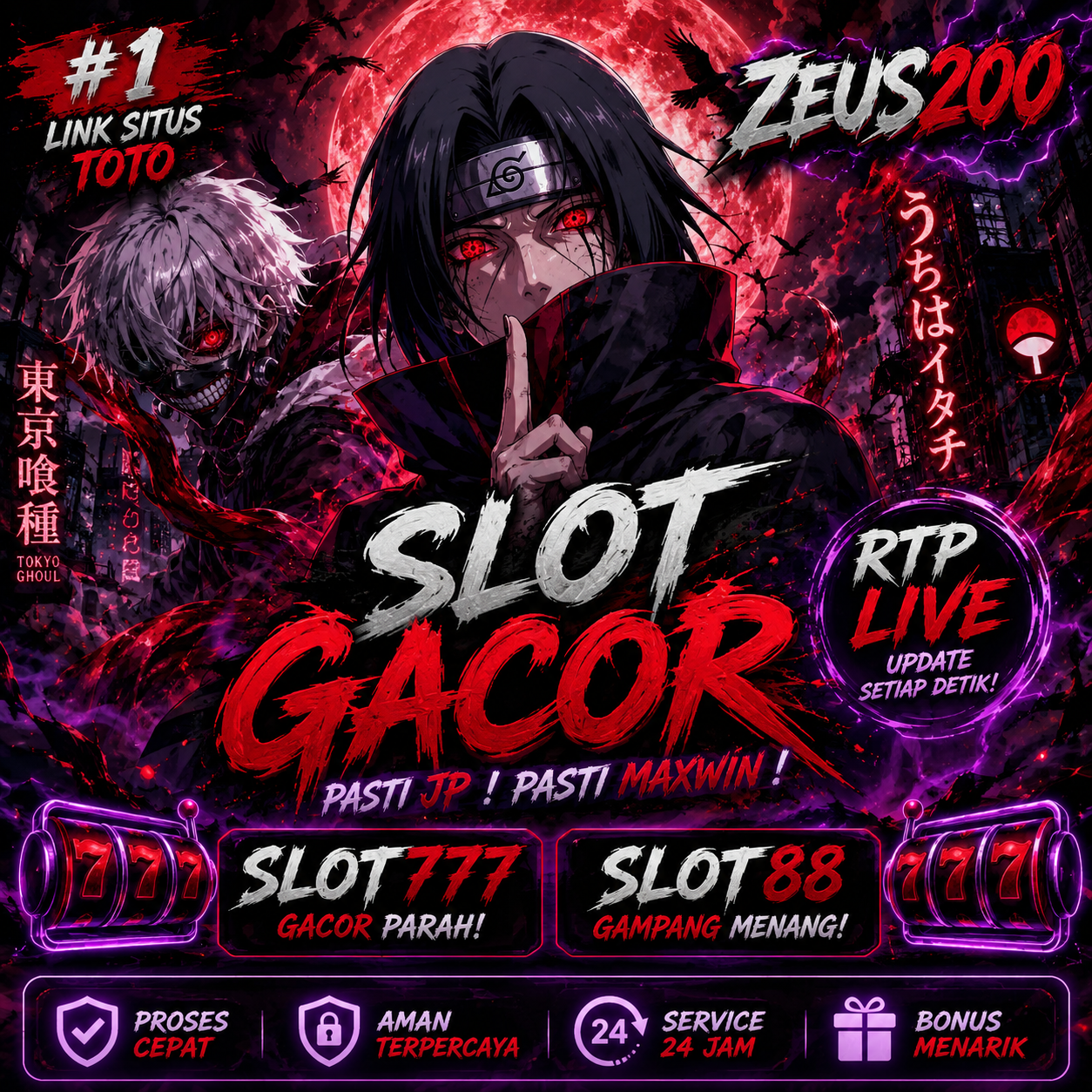 ZEUS200 Indonesia - Link Situs Toto Slot Gacor Slot777 Slot88 Paling Populer